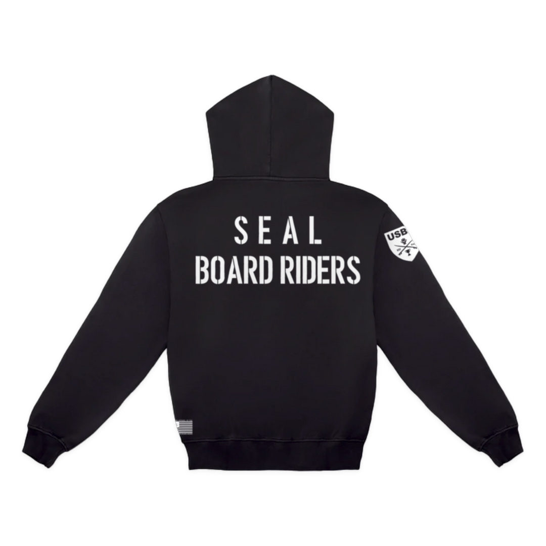 Seal Dawn Patrol Pullover Hoodie - Black - back