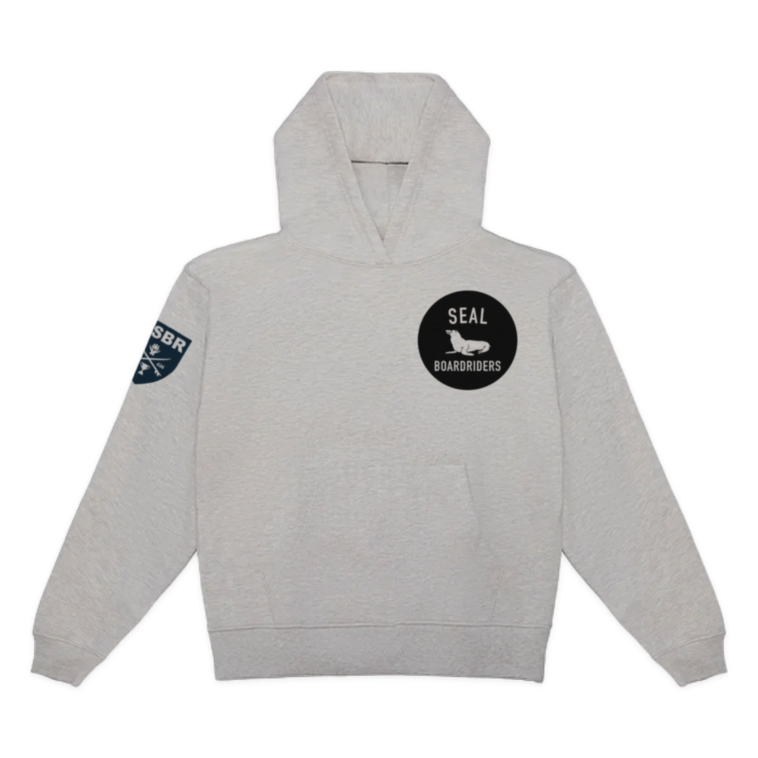 Seal Dawn Patrol Pullover Hoodie - Heather Gray - front