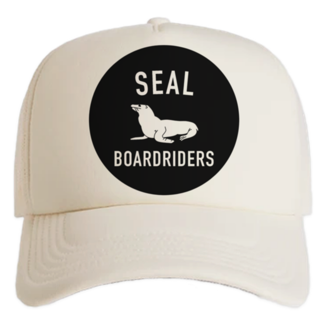 Seal Frame Foam Trucker - Off White - front
