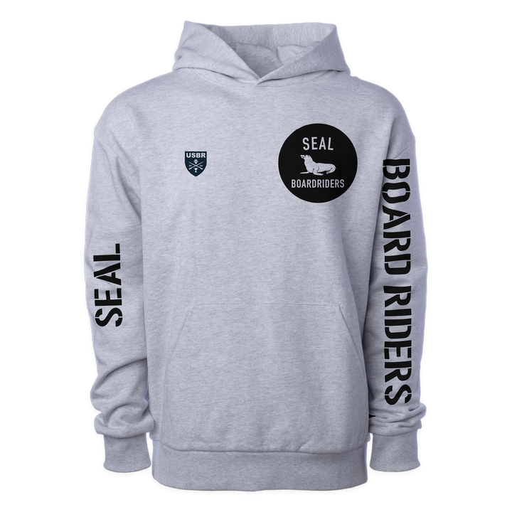 Seal Sideline Pullover Hoodie - Heather Gray - front