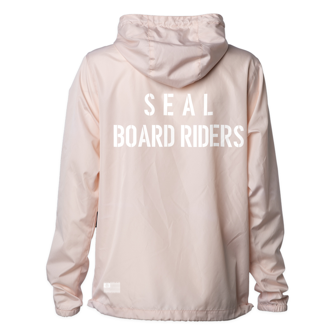 Seal Sideline Shell Windbreaker - Light Pink - back