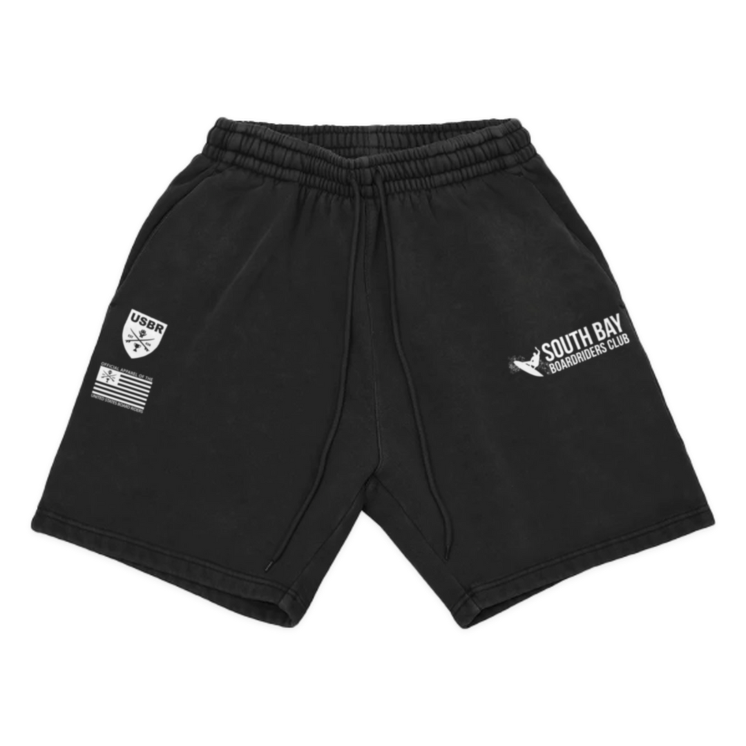 South Bay Dawn Patrol Fleece Short - Black - front