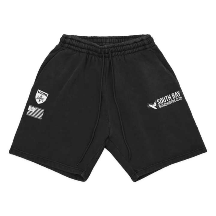 South Bay Dawn Patrol Fleece Short - Black - front