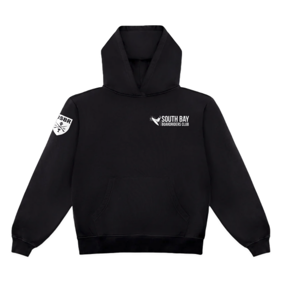 South Bay Dawn Patrol Pullover Hoodie - Black - front