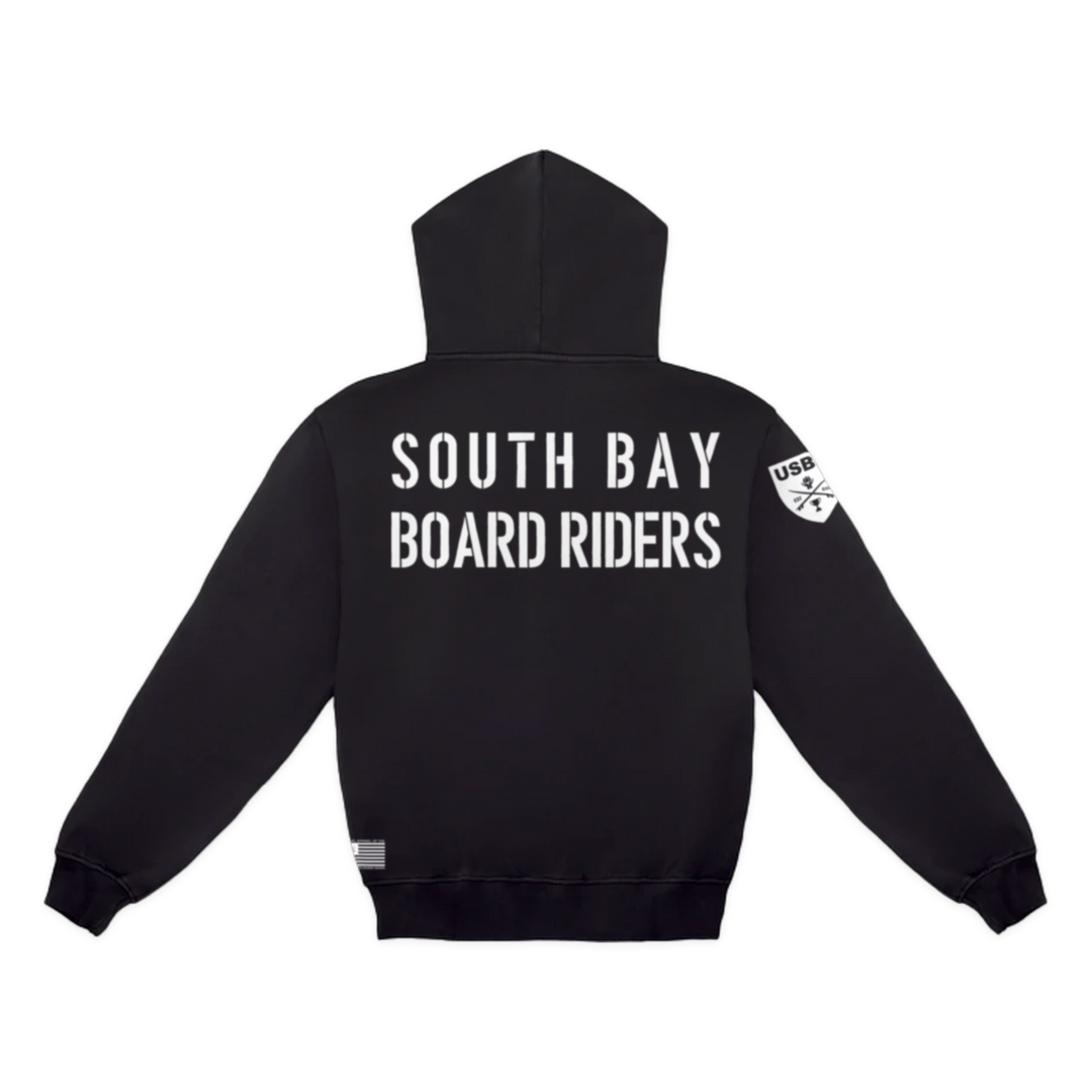 South Bay Dawn Patrol Pullover Hoodie - Black - back