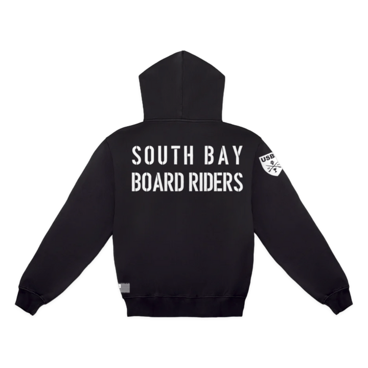South Bay Dawn Patrol Pullover Hoodie - Black - back