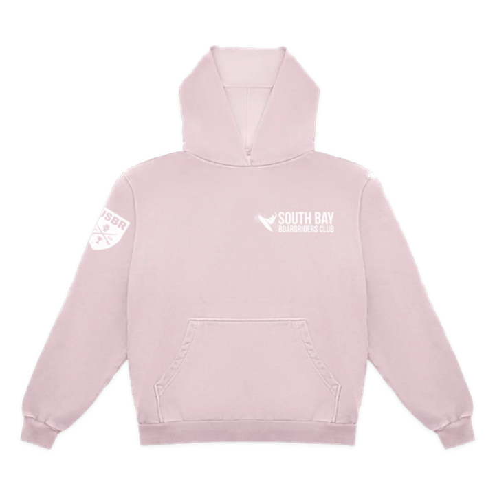 South Bay Dawn Patrol Pullover Hoodie - Light Pink - front