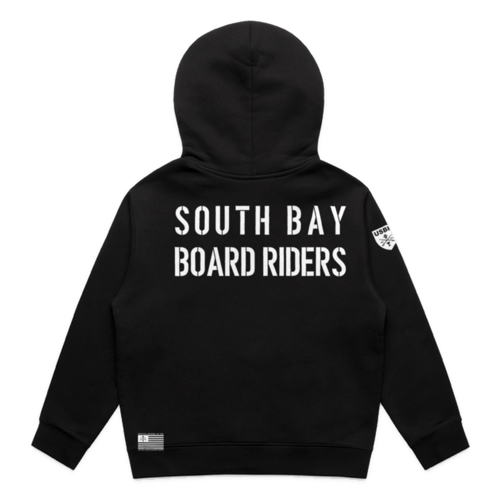 South Bay Dawn Patrol Zip Hoodie - Black - back