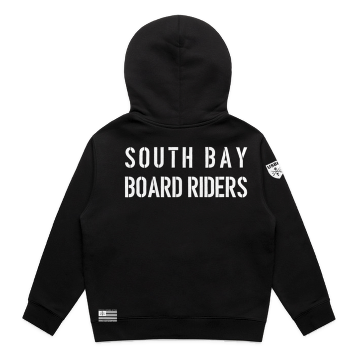 South Bay Dawn Patrol Zip Hoodie - Black - back