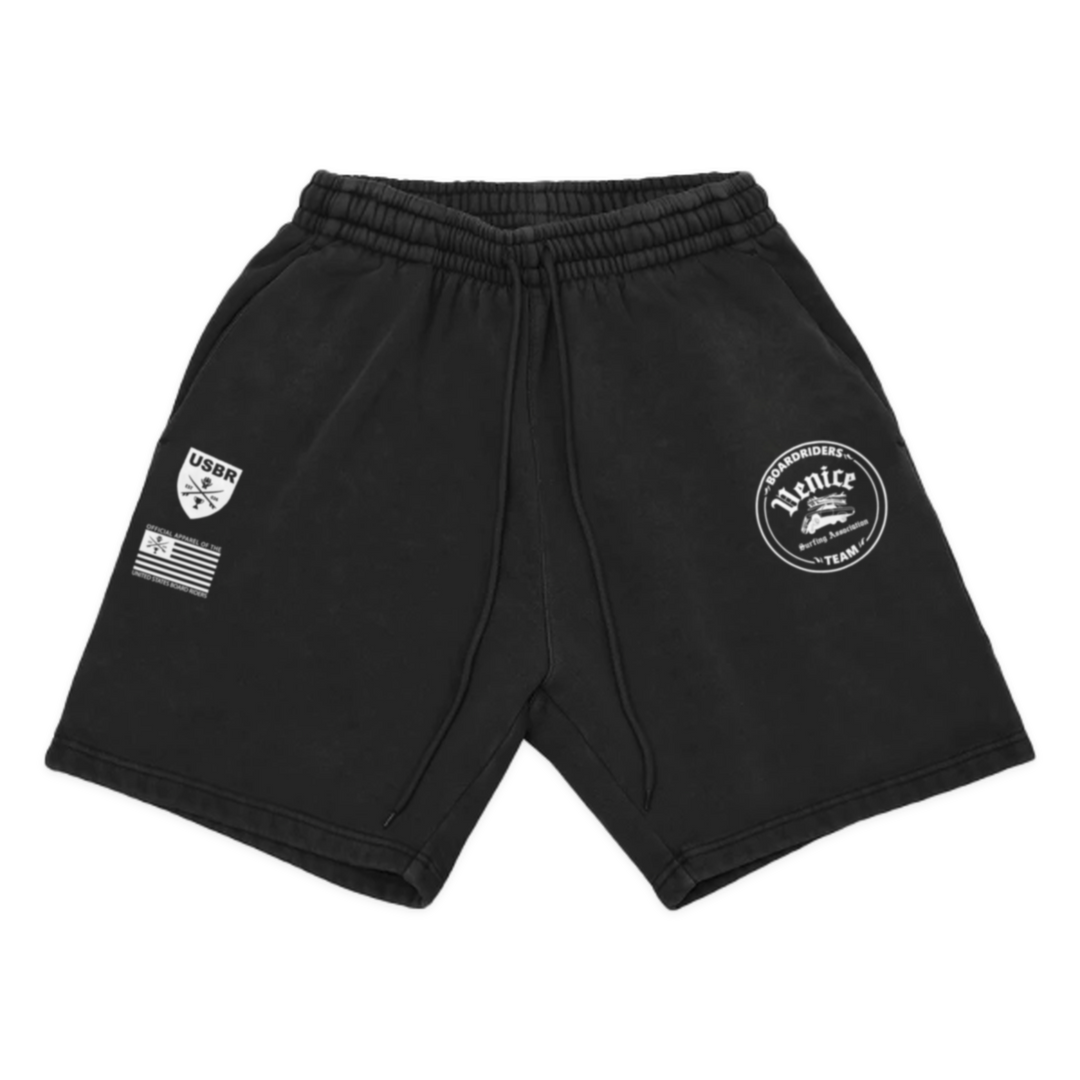 Venice Dawn Patrol Fleece Short - Black - front