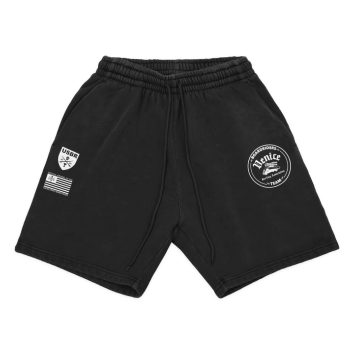 Venice Dawn Patrol Fleece Short - Black - front