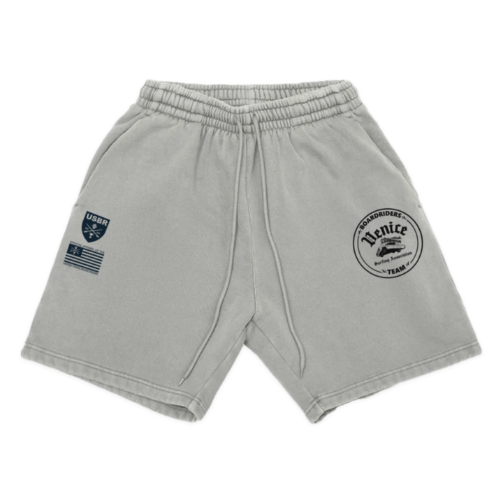 Venice Dawn Patrol Fleece Short - Gray - front