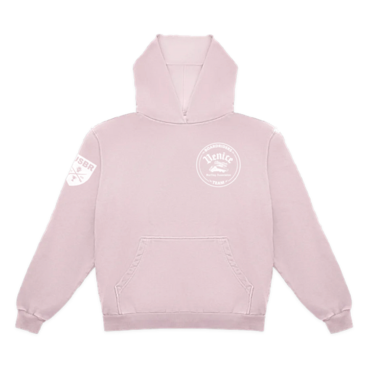 Venice Dawn Patrol Pullover Hoodie - Light Pink - front