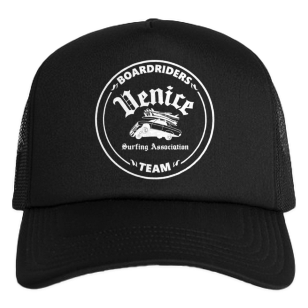 Venice Frame Foam Trucker - Black - front