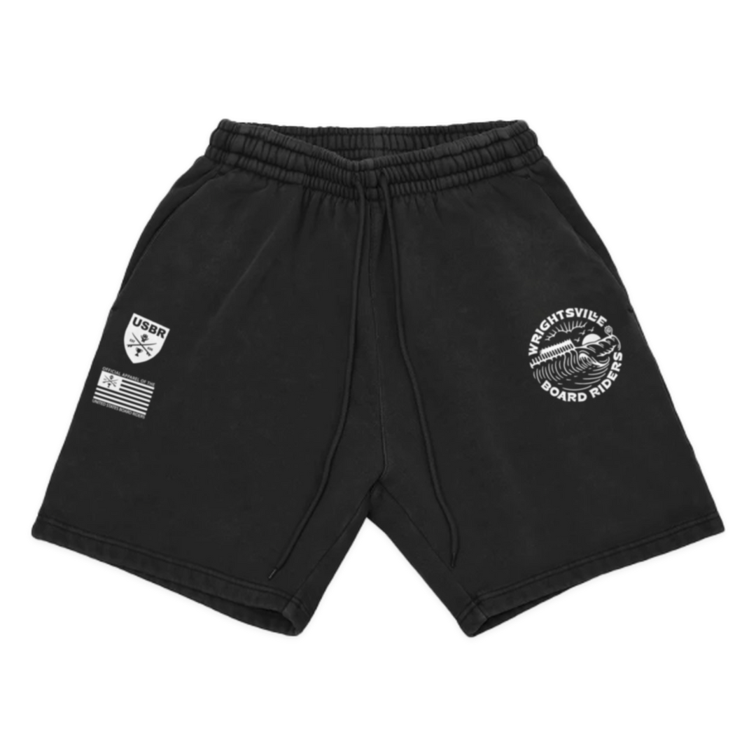 Wrightsville Dawn Patrol Fleece Short - Black - front