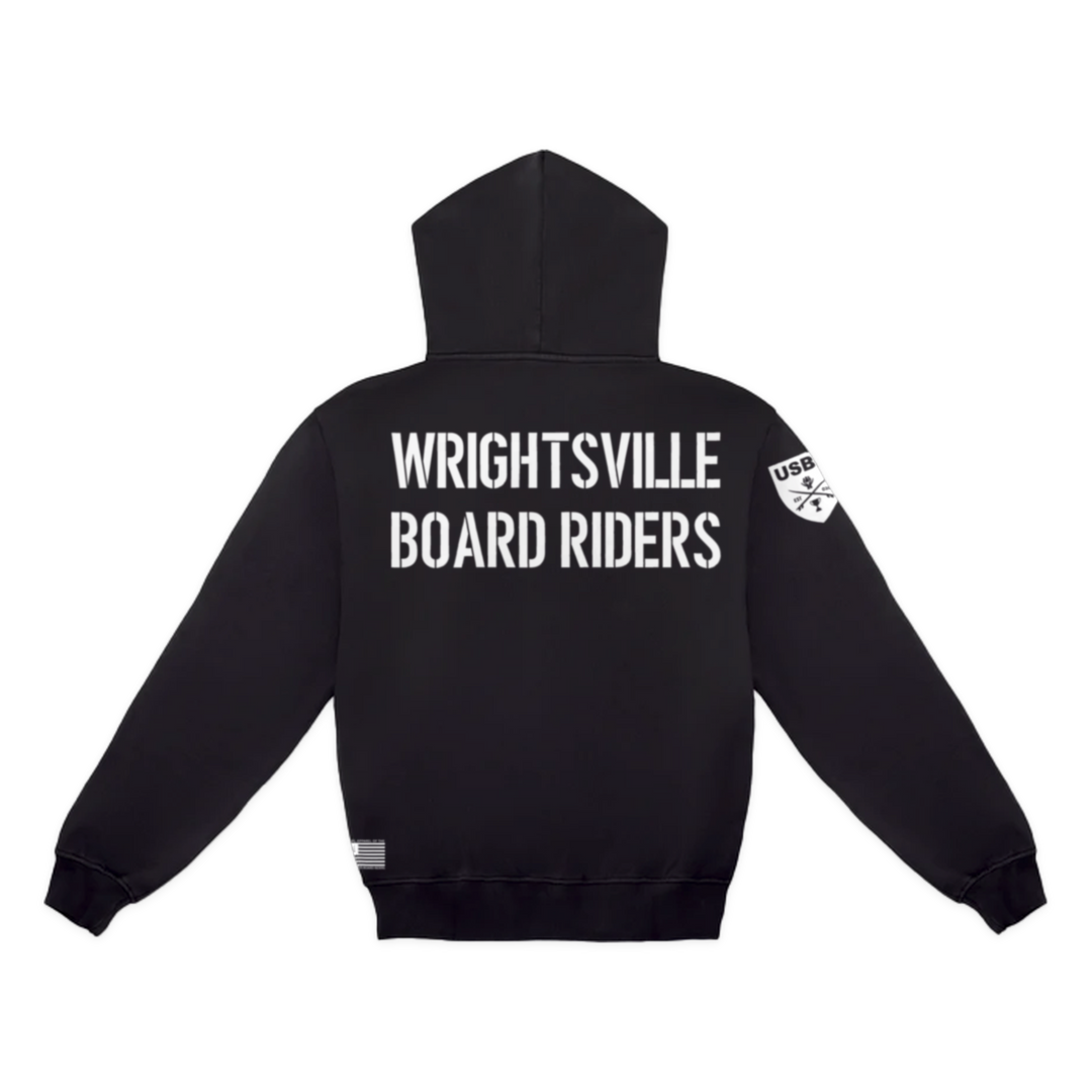 Wrightsville Dawn Patrol Pullover Hoodie - Black - back