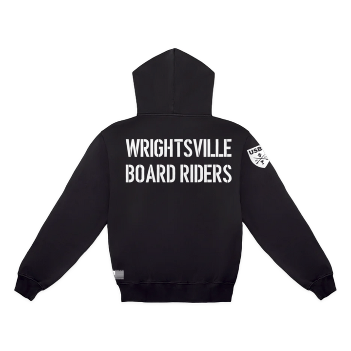Wrightsville Dawn Patrol Pullover Hoodie - Black - back