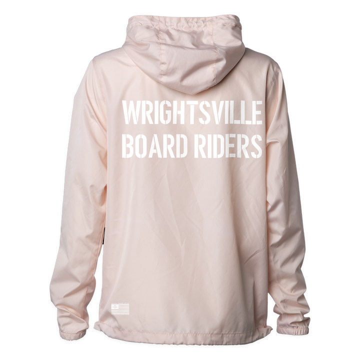 Wrightsville Sideline Shell Windbreaker - Light Pink - back